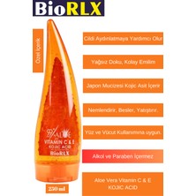 BioRLX %99 Aloe vera Jel Vitamin C&E Kojic Acid 250 ml