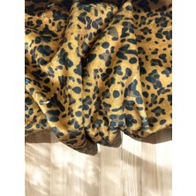 Plush Studio Lutur Leoplar Baskılı Peluş Kumaş 100X150  cm  Ithal, Dekoratif