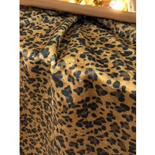 Plush Studio Lutur Leoplar Baskılı Peluş Kumaş 100X150  cm  Ithal, Dekoratif