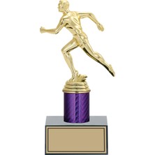 Odak  Atletizm Kadın Figürlü Kupa-Okul Kupası-Ödül Kupası-Turnuva Kupası 23 cm