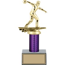 Odak  Bowling Kadın Figürlü Kupa-Ödül Kupası-Turnuva Kupası 24 cm