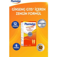 Pharmaton Vitality 60 Tablet 2 Adet