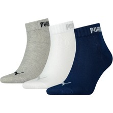 Puma  Quarter-V 3P Unisex Çorap