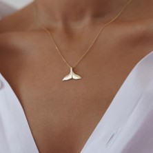 Altıntaş Mini Balina Kuyruğu Altın Kolye