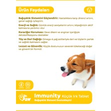 Dr. Paw Immunity Plus Küçük Irk Köpekler için Glütensiz ve Şekersiz Immün ve Enerji Desteği (60 Tablet, 90 Gr)