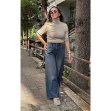 Tint Yıkama Geniş Paça Pantolon