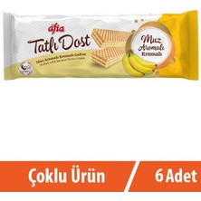 Afia Tatlı Dost Muz Kremalı Gofret 6x140 gr