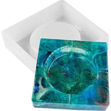 Tahtakale Toptancı Epoksi Silikon Kalıp Kare Küllük Kalıbı 10 x 10 cm