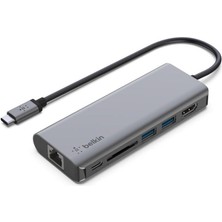 Belkin Usb-C 6 in 1 Çoklayıcı Adaptör / AVC008BTSGY