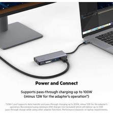 Belkin Usb-C 6 in 1 Çoklayıcı Adaptör / AVC008BTSGY