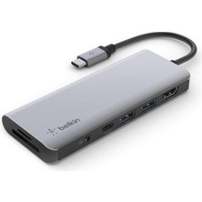 Belkin Usb-C 7 In 1 Multiport Çoklayıcı Adaptör / AVC009BTSGY