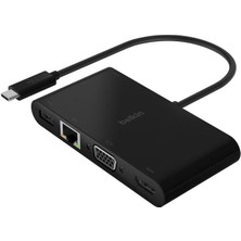 Belkin Usb-C Multimedia + Charge Adaptör (100W)