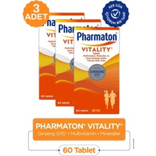 Pharmaton Vitality 60 Tablet 3 Adet