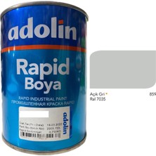 Adolin Rapid Endüstriyel Boya Açık Gri Ral 7035
