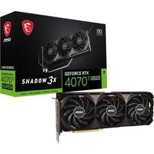 Msı Rtx 4070 Ti Super  Shadow 3x Oc 16G 256BIT GDDR6X Ekran Kartı