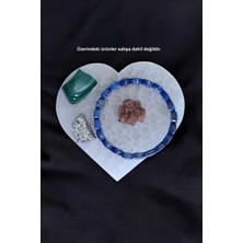 Pozitif Doğal Taş Enerji Yükleyici Beyaz Selenit Kalp Kem Plaka 45KK