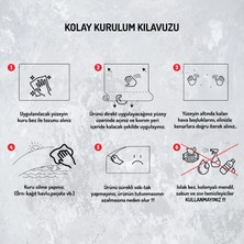 Akıllı Kağıt Statik Tutunma Özellikli Tablo - Poster Hayvan (Model- 2) 60  cm  x 100  cm  13