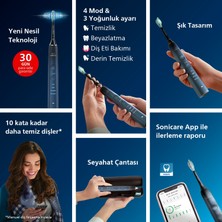 Philips Sonicare Diamond Clean 9000 Şarjlı Diş Fırçası,Seyahat Kabı,Sonicare App - Siyah HX9911/88