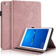 ZHKJ Shop Huawei Mediapad M5 / C5 10.1 Inç Deri Kılıf Pembe Altın (Yurt Dışından)