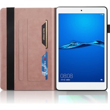 ZHKJ Shop Huawei Mediapad M5 / C5 10.1 Inç Deri Kılıf Pembe Altın (Yurt Dışından)