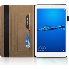 ZHKJ Shop Huawei Mediapad M5 / C5 10.1 Inç Deri Kılıf Kahverengi (Yurt Dışından)