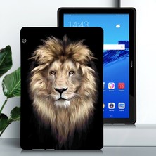 ZHKJ Shop Huawei Mediapad T5 Lion Için Boyalı Tpu Tablet Kılıfı (Yurt Dışından)