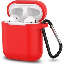 Ekoodukkan Apple Airpods 1/2.nesil Uyumlu Tam Koruma Silikon Kılıf