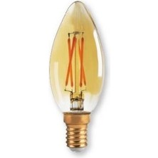 Cata 3W Rustik Led Mum Ampul E14 Amber Ct-4280