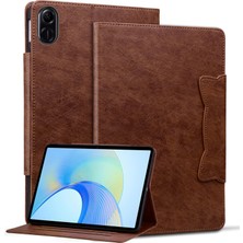 Xinghai Digital1 Honor Pad X8 Pro/pad X9 Kılıf Kart Yuvası Stand-Kahverengi Pu Deri Tablet Kapak Için (Yurt Dışından)