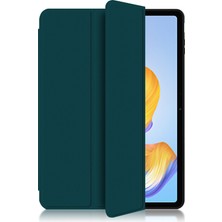 Xinghai Digital1 Honor Pad 8 Için Koruyucu Kapak Tpu + Pu Deri Anti-Düşme Kılıfı Darbeye Dayanıklı Cilt-Dokunmatik Tablet Kılıfı ile Üç Katlı Stand-Yeşil (Yurt Dışından)