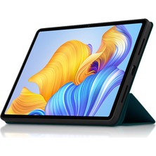 Xinghai Digital1 Honor Pad 8 Için Koruyucu Kapak Tpu + Pu Deri Anti-Düşme Kılıfı Darbeye Dayanıklı Cilt-Dokunmatik Tablet Kılıfı ile Üç Katlı Stand-Yeşil (Yurt Dışından)