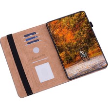 Xinghai Digital1 Honor Pad X8A Kılıf Çevirme Standı Deri Tablet Kapak Desenli Baskılı-Çift Aslan (Yurt Dışından)