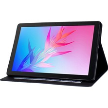 Xinghai Digital1 Huawei Enjoy Tablet 2/matepad T 10 9,7 Inç/t 10S 10,1 Inç/honor Pad 6 10,1 Inç/pad X6 9,7 Inç Tablet Kılıfı Düz ​​renk Pu Deri Folyo Çevirmeli Stand Kart Yuvaları Manyetik Kapak (Yurt Dışından)