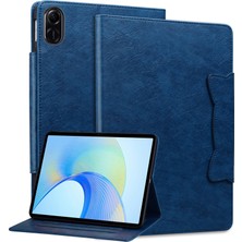 Xinghai Digital1 Honor Pad X8 Pro/pad X9 Kılıf Kart Yuvası Stand-Mavi Pu Deri Tablet Kapak Için (Yurt Dışından)