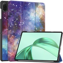 Xinghai Digital1 Honor Pad X8A Kılıf Desen Baskı Deri Standı Tablet Kapak-Galaxy Için (Yurt Dışından)