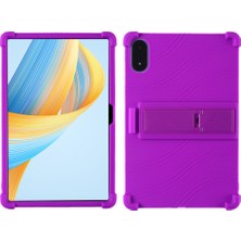 Xinghai Digital1 Honor Pad V8 Pro ROD-W09 Yumuşak Silikon Tablet Kılıfı Pc Kickstand Anti-Çizik Tablet Kapağı-Mor (Yurt Dışından)