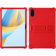 Xinghai Digital1 Honor Pad V8 Pro ROD-W09 Yumuşak Silikon Tablet Kılıfı Pc Kickstand Anti-Çizik Tablet Kapağı-Kırmızı (Yurt Dışından)