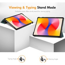 Xinghai Digital1 Enkay Şapka Prens Huawei Matepad Se 11 Kılıf Pu Deri + Pc Üç Katlı Stand Tablet Kapak-Siyahımsı Yeşil (Yurt Dışından)