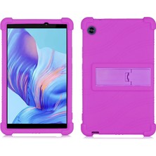 Xinghai Digital1 Honor Tablet X7 Için Koruyucu Tablet Kapak Kaymaz Silikon Tablet Kılıfı Pc Kickstand-Mor (Yurt Dışından)