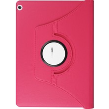 Xinghai Digital1 Litchi Texture Akıllı Pu Deri Döner Stand Flip Case Elastik Bantlı Huawei Mediapad M3 Lite 10-Rose (Yurt Dışından)