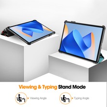 Xinghai Digital1 Huawei Matepad 11 (2023) Için Üç Katlı Stand Tablet Kılıfı Otomatik Uyandırma/uyku-Graffiti ile Pu Deri Desenli Kapak (Yurt Dışından)