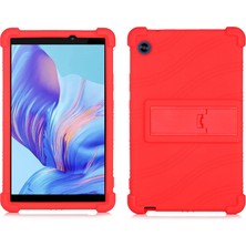 Xinghai Digital1 Honor Tablet X7 Için Koruyucu Tablet Kapak Kaymaz Silikon Tablet Kılıfı Pc Kickstand-Kırmızı (Yurt Dışından)