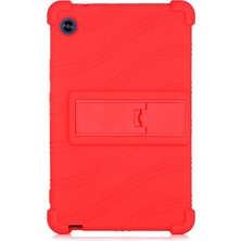 Xinghai Digital1 Honor Tablet X7 Için Koruyucu Tablet Kapak Kaymaz Silikon Tablet Kılıfı Pc Kickstand-Kırmızı (Yurt Dışından)