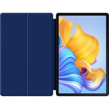 Xinghai Digital1 Honor Pad 8 Folyo Pu Deri Kapak Tam Koruma Katlanır Stand Kabuk-Mavi Için (Yurt Dışından)