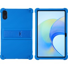 Xinghai Digital1 Honor Pad X8 Pro ELN-W09 Silikon Tablet Kılıfı Çizilmeye Dayanıklı Tablet Kapağı Pc Kickstand-Koyu Mavi (Yurt Dışından)