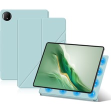 Xinghai Digital1 Honor Magicpad 2 12.3 Deri Kılıf Origami Standı Manyetik Tablet Kapağı Otomatik Uyandırma/uyku-Mavi (Yurt Dışından)