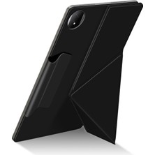 Xinghai Digital1 Honor Magicpad 2 12.3 Deri Kılıf Origami Standı Manyetik Tablet Kapağı Otomatik Uyandırma/uyku-Siyah (Yurt Dışından)