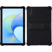 Xinghai Digital1 Honor Pad X8 Pro ELN-W09 Silikon Tablet Kılıfı Pc Kickstand-Siyah ile Çizilmeye Dayanıklı Tablet Kapağı (Yurt Dışından)