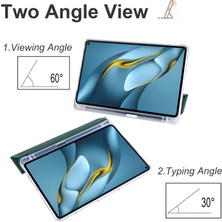 Xinghai Digital1 Huawei Matepad 10.4(2022)/(2020)ÜÇ Katlı Stand Tablet Kapağı Pu Deri Otomatik Uyku/uyandırma Akıllı Kılıf Kalemlik-Gece Yarısı Yeşili (Yurt Dışından)