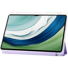 Xinghai Digital1 Huawei Matepad Pro 13.2 Tablet Kılıfı Darbeye Dayanıklı Tpu+Akrilik+Pu Üç Katlı Stand Kapağı-Mor (Yurt Dışından)